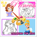 Kids Coloring Pages For Girls mobile app icon