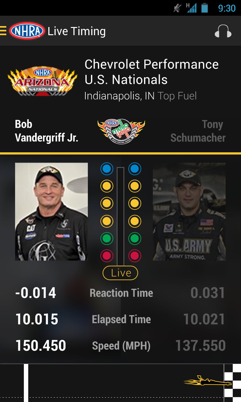 NHRA Mobile Free Screen 3