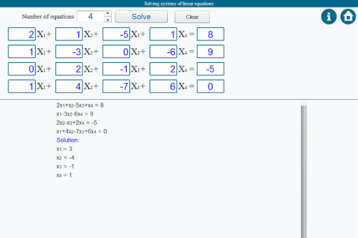 System solver