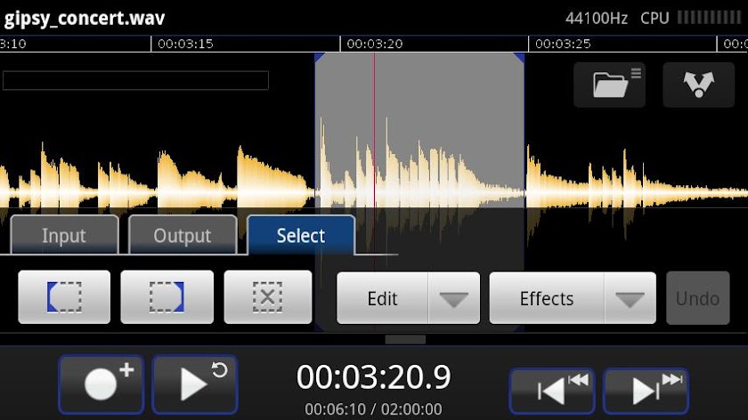 TapeMachine Recorder Screen 3