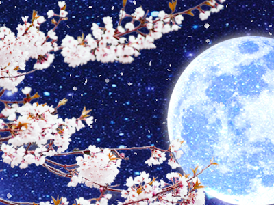 桜 満月 壁紙 337103