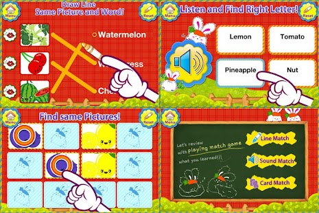 download ABC Fruits English Flashcards free