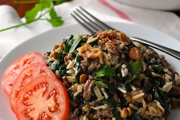 Middle Eastern Lamb and Lentil Rice Pilaf