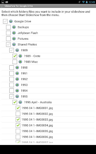 Slideshow for Google Drive