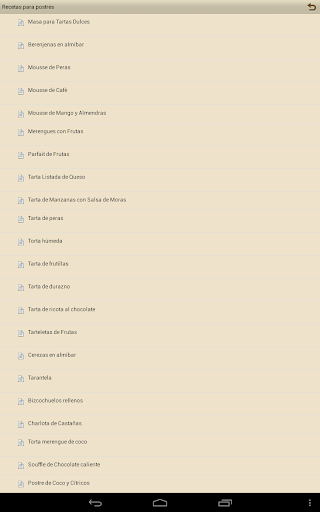 【免費書籍App】Recetas para postres-APP點子