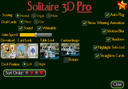Solitaire 3D Pro - screenshot thumbnail