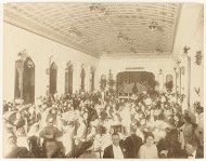 Het regeringsjubileum van koningin Wilhelmina in sociëteit Concordia