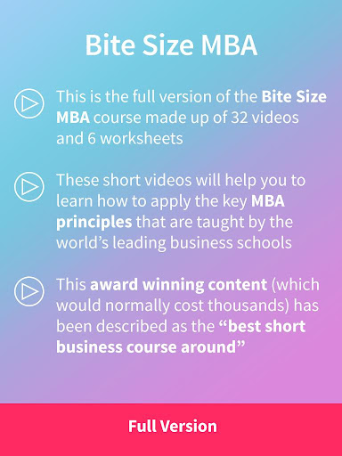 BiteSize MBA : Full Version