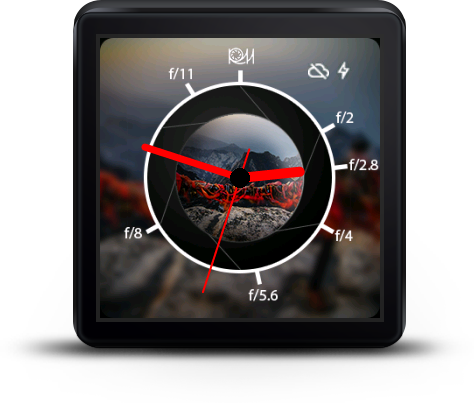 Aperture Watch Face beta