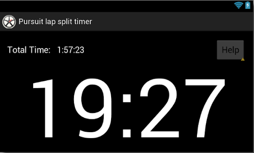 Pursuit Lap Split Timer