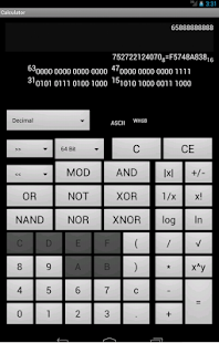 Programmers calculator Screenshots 0