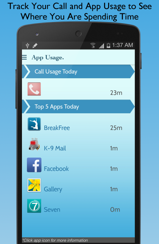 BreakFree Cell Phone Addiction - Android Apps on Google Play