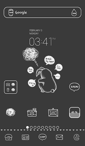 gloomy day dodol theme