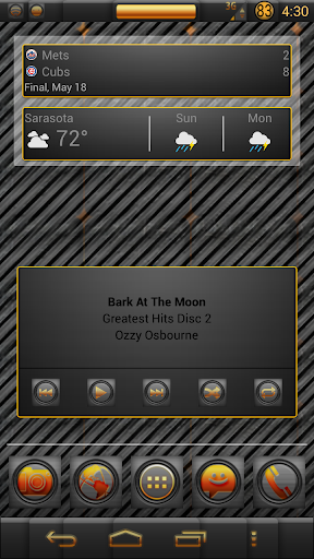 BLACKNGOLD LAUNCHER THEME