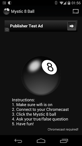 Mystic 8 Ball Chromecast