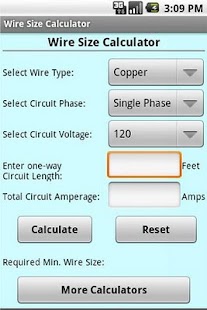 Lastest Wire Size Calculator APK