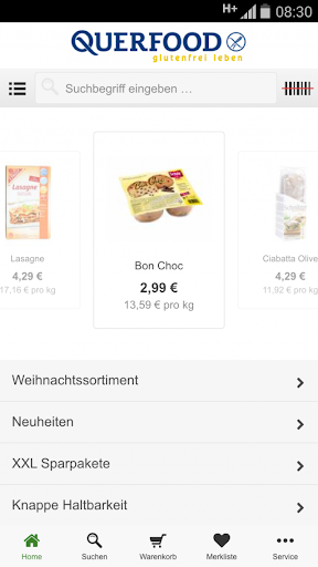 【免費購物App】QUERFOOD glutenfrei leben-APP點子