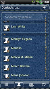 Download GOContacts theme Denim APK for PC