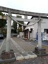 加須市北大桑 八幡神社の鳥居