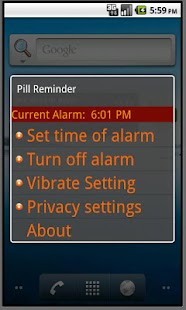 Android application Pill Reminder (ad-free) screenshot