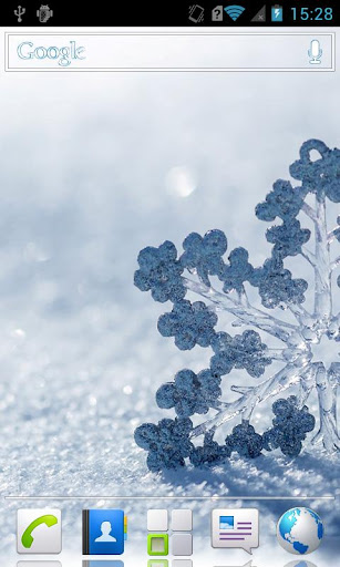 Snowflakes HD Live Wallpaper