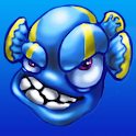 Mechanical greedy fish logo