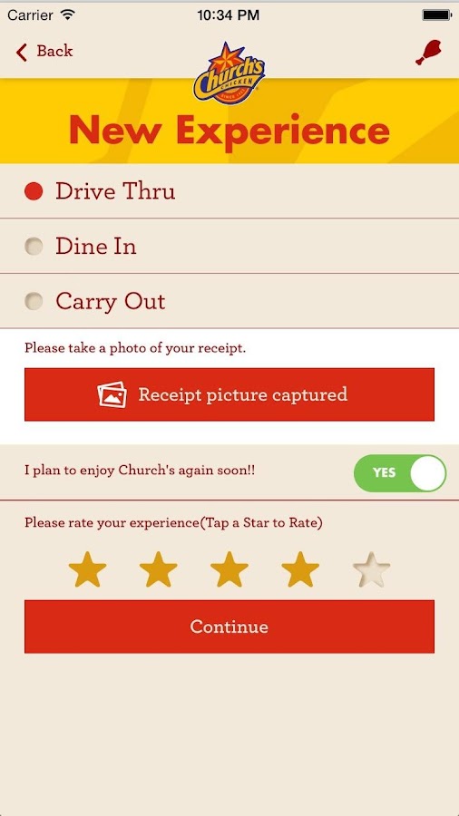 Church's Chicken - Android Apps on Google Play