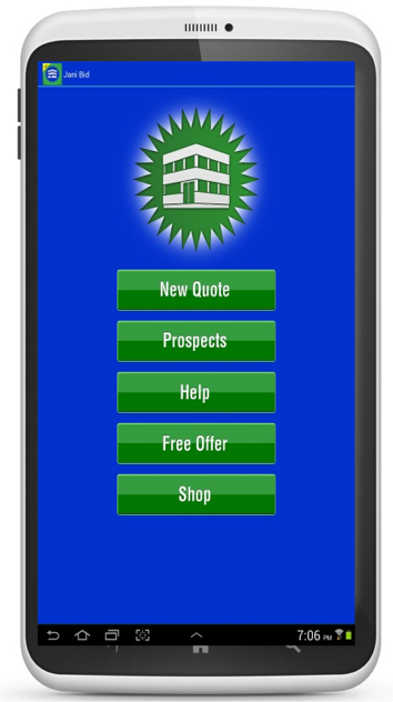 Android application Bid 4 Cleaning screenshort
