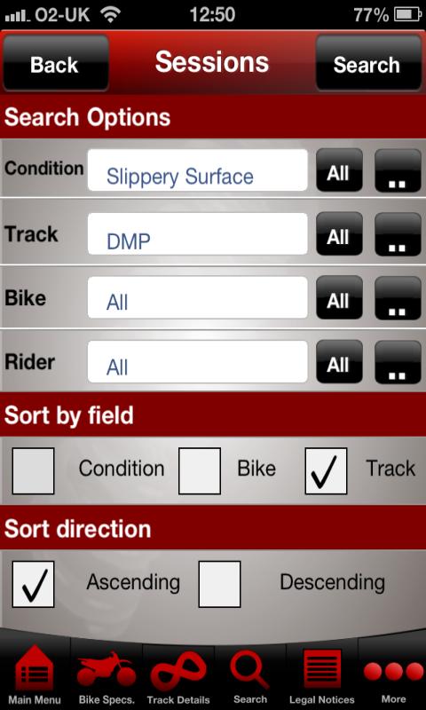 MXANSA Suspension Screen 3