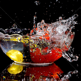 Lemon+Tomato by Sarath Sankar - Food & Drink Fruits & Vegetables
