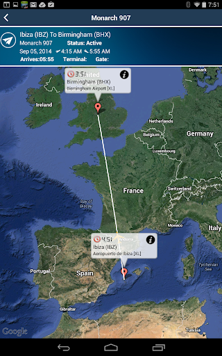 Birmingham Airport BHX Radar