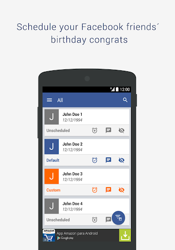 BSF: Birthday Scheduler for Fb