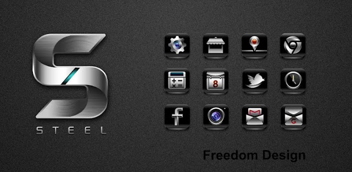 Download Steel Go Launcher EX Theme