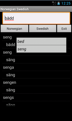 Norwegian Swedish Dictionary