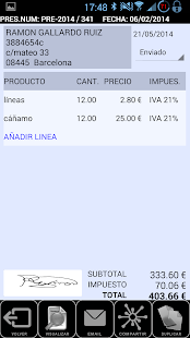 Invoices with myoffice & print Screenshots 2