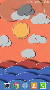 How to install Paper Sky Live Wallpaper lastet apk for laptop