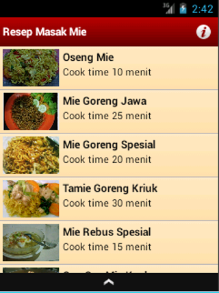 Resep Masak Mie