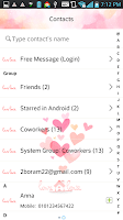lovelove go sms theme screenshot