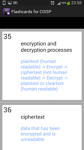 Flashcards for CISSP