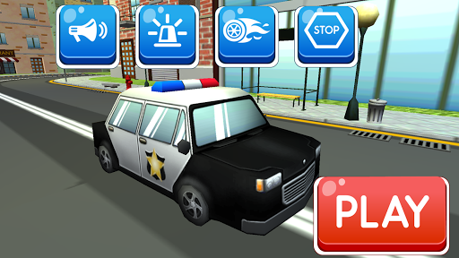 Kids police car