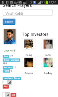 World Cup Cricket Stock Market Screenshots 1
