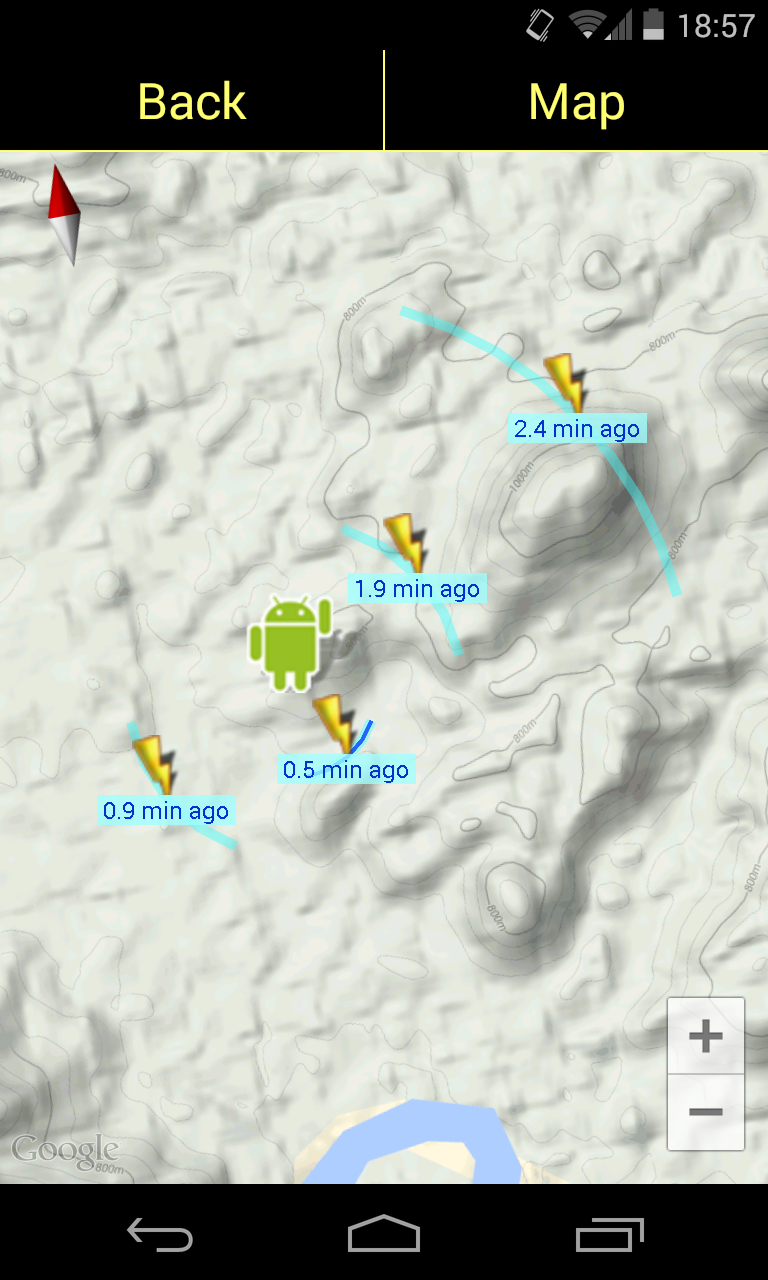 Lightning Locator Screen 3