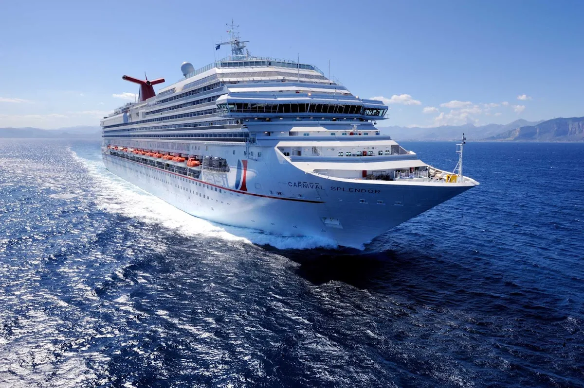 Carnival-Splendor-at-sea -  Carnival Splendor sails in and around the Caribbean during winter months. Summer cruises include Eastern Caribbean destinations as well as cruises to Atlantic Canada and New England.  