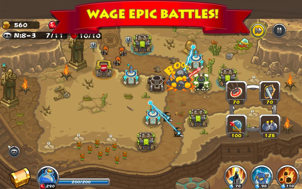 Horde Defense - στιγμιότυπο οθόνης Horde Defense - στιγμιότυπο οθόνης