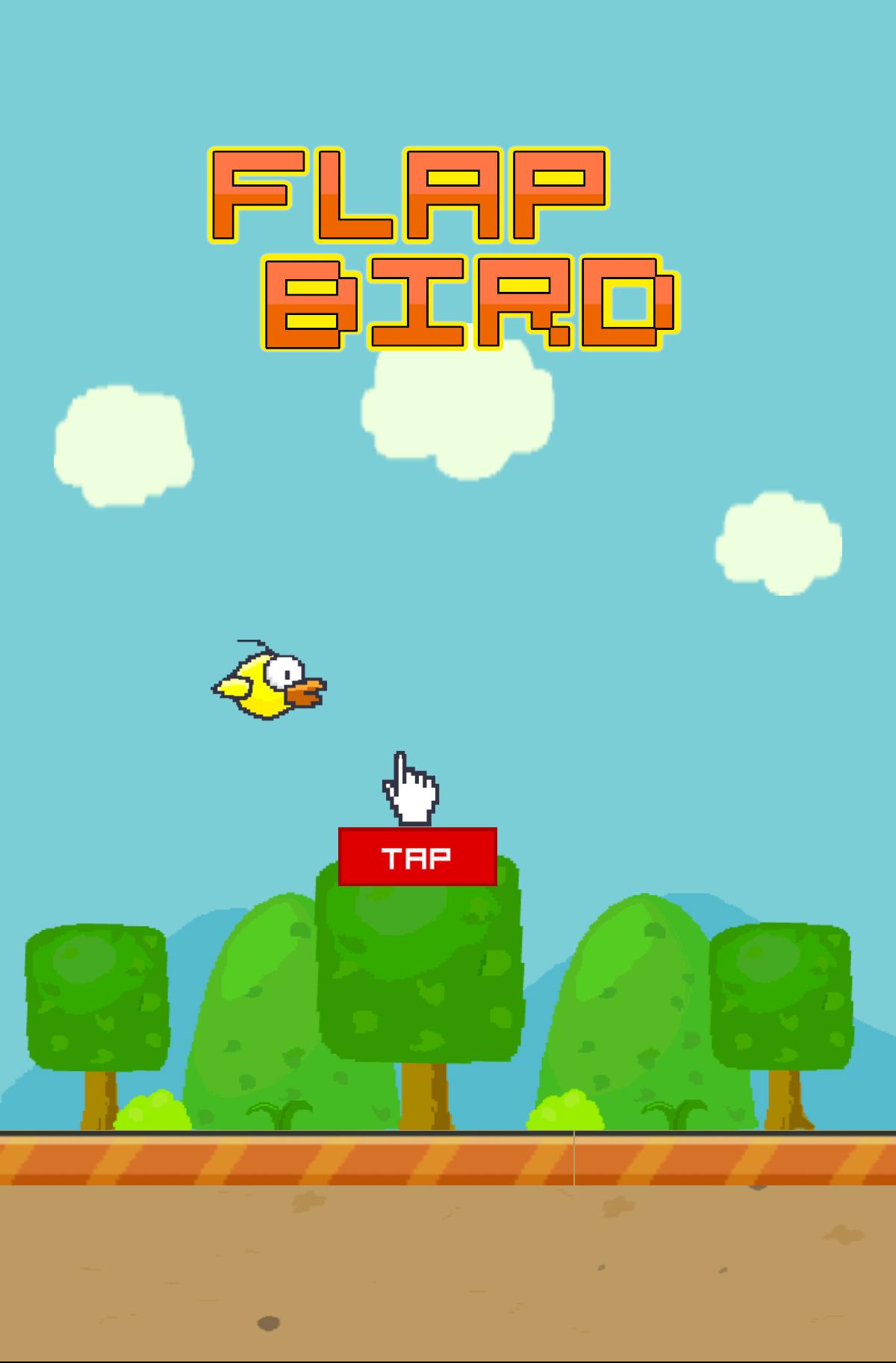 Android application Flap Bird screenshort