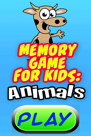 Memory Game for Kids: Animals