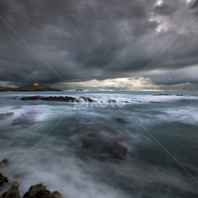 Ballycotten Lighthouse by Dermot O'Mahony - Landscapes Waterscapes
