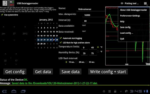 USB Dataloggerreader