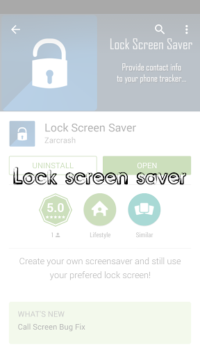 【免費生活App】Lock Screen Saver-APP點子