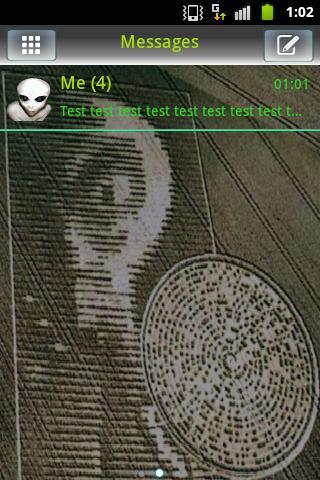GO SMS Theme UFO Alien Buy